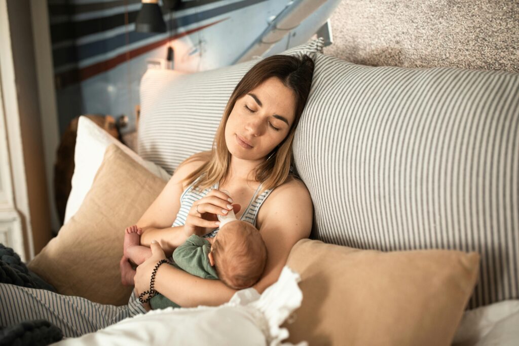 feeding baby